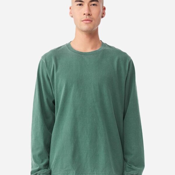 Unisex Heavyweight Garment-Dyed Long Sleeve Tee Thumbnail