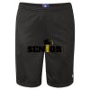 Unisex Polyester Mesh 9" Shorts with Pockets Thumbnail