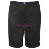 Unisex Polyester Mesh 9" Shorts with Pockets Thumbnail