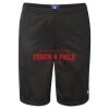 Unisex Polyester Mesh 9" Shorts with Pockets Thumbnail
